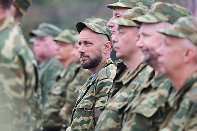В Гомеле военнообязанные территориальных войск приняли присягу