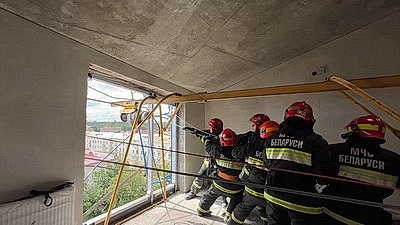 В Минске на стройке обрушились леса