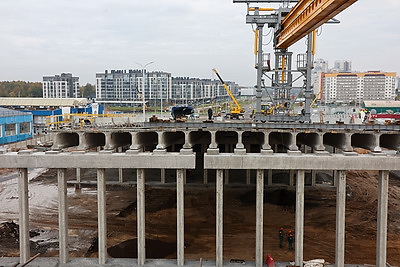 Строительство путепровода Колесникова-Тимирязева в Минске вышло на завершающий этап