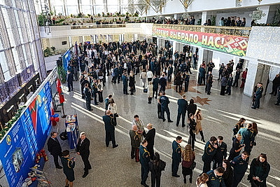 Профессия решительных и отважных. В Минске прошло торжественное собрание ко Дню спасателя