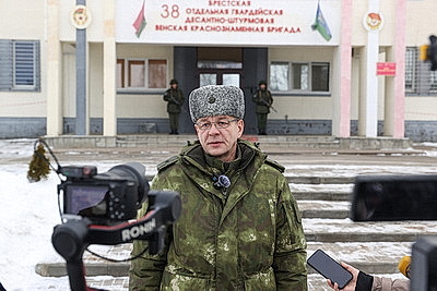 Соединение сил спецопераций в Бресте приведено в повышенную готовность во время проверки ВС