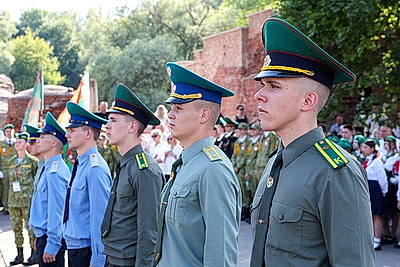 Память пограничников почтили в Бресте акцией \"Боевой расчет\"