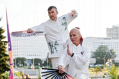\"Спорт для всех\": в Минске прошла массовая тренировка практики цигун