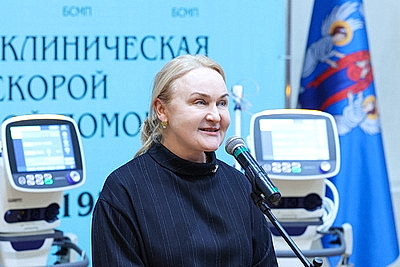 Пять аппаратов ИВЛ передали Городской клинической больнице скорой медицинской помощи