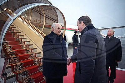 Лукашенко прибыл с рабочим визитом в Россию