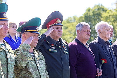 Обновленный памятник легендарному пограничнику Варламу Кублашвили открыли в Бресте