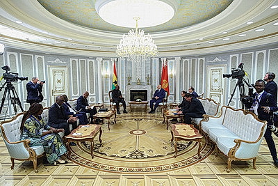 Встреча президентов Беларуси и Ганы проходит в Минске