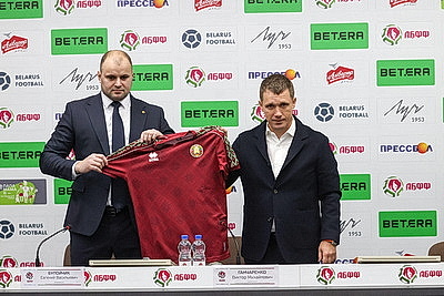 Виктор Ганчаренко стал новым главным тренером национальной сборной Беларуси по футболу