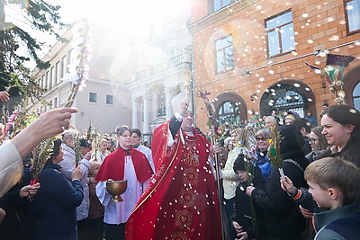Католики отпраздновали Вход Господень в Иерусалим