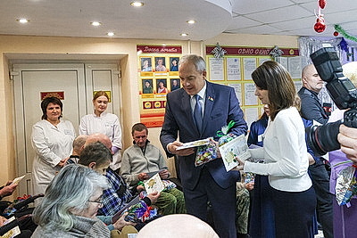 Всегда рады гостям. Браславский социальный пансионат \"Озерный\" принял акцию \"От всей души\"