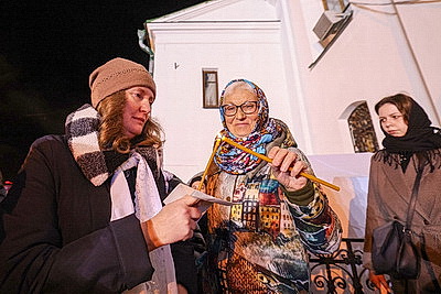 Православные верующие отмечают Пасху