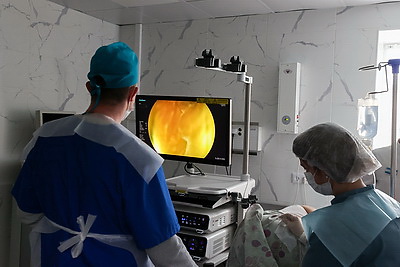 Операции в режиме онлайн увидели хирурги Минской области на семинаре в Узденской ЦРБ