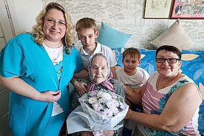 В Витебске поздравили Марию Катульскую со 100-летием