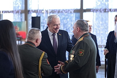 Торжественное собрание ко Дню защитников Отечества прошло в Минске