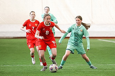 Сборная России WU-16 одержала победу над сборной Беларуси в турнире развития УЕФА