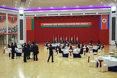 Лукашенко принял участие в официальном приеме от имени лидера КНДР