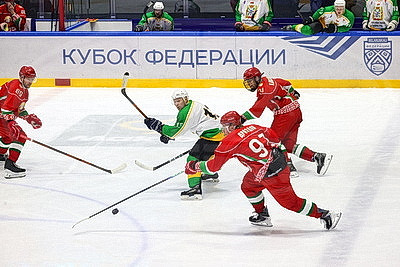 Хоккейная команда Президента победила сборную Гомельской области в матче РХЛ