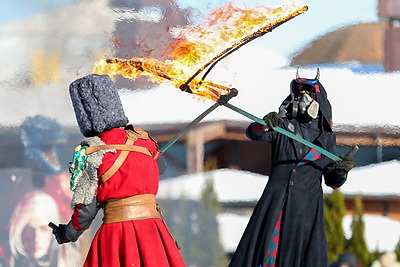 В Минском зоопарке прошла \"Медвежья Масленица\"