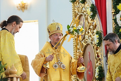 Патриарх Кирилл возглавил Божественную литургию в Свято-Воскресенском соборе Бреста