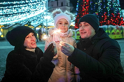 Ярко и празднично Беларусь встретила 2026-й