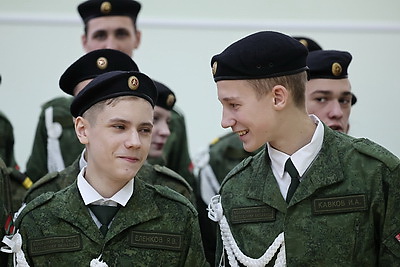 14 курсантов пополнили ряды военно-патриотического клуба \"Бригада\" в Могилеве