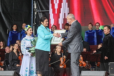 Празднование Дня Независимости в Гродно