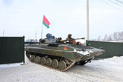 Одно из механизированных соединений приведено в боевую готовность в рамках проверки ВС Беларуси