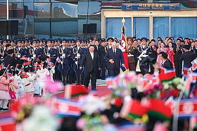 Завершился визит Лукашенко в КНДР