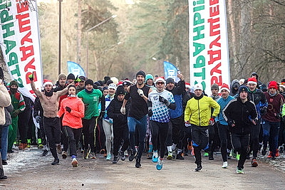 Новогодний \"Забег трезвости\" состоялся 1 января в Беларуси