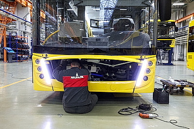 Как будут расширять автобусное производство МАЗ? Турчин ознакомился с производственными цехами