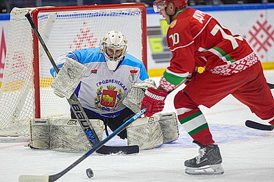 Хоккейная команда Президента выиграла у сборной Гродненской области в поединке РХЛ