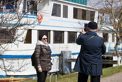 Круизный теплоход \"Белая Русь\" отправился в свой первый рейс в 2026 году