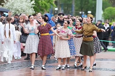 Празднование Дня Победы в Гродно