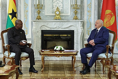 Встреча президентов Беларуси и Ганы проходит в Минске