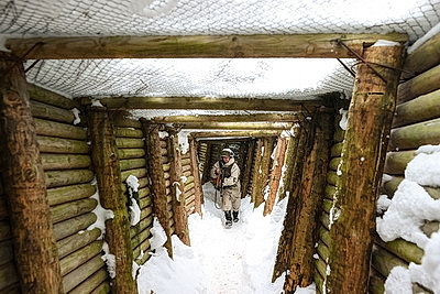 Нападение условного противника отразили бойцы 120-й отдельной мехбригады в ходе проверки ВС