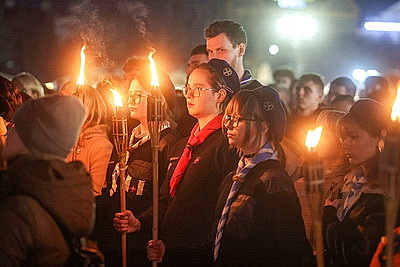 Крестный ход накануне католического Вербного воскресенья прошел в Гродно