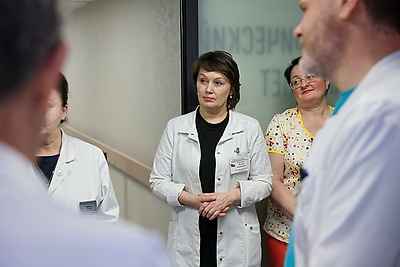 Современный ангиографический комплекс открыли в 10-й больнице Минска