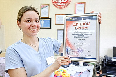 Лучший молодой педиатр страны работает в Витебске