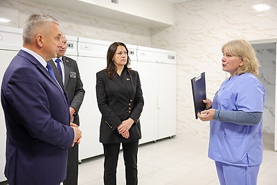 Ближе к санаторным условиям. Крупко ознакомился с модернизацией социального пансионата в Буда-Кошелевском районе