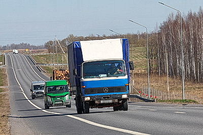 В Лепельском районе идет реконструкция автодороги Р46