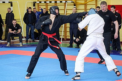 В Могилеве проходит чемпионат МВД по рукопашному бою