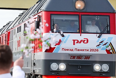 Участники \"Поезда памяти\" продолжают свое путешествие по Беларуси