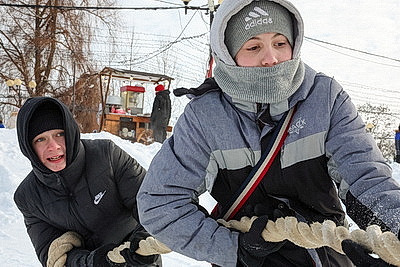 Чемпионат по метанию валенка прошел в Могилеве