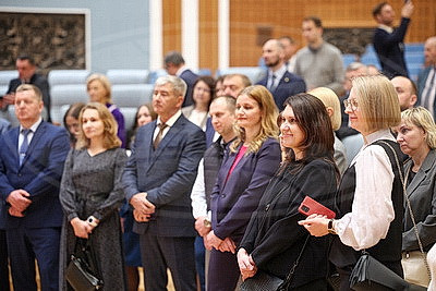 Представители предприятий-резидентов и сотрудники администрации СЭЗ \"Минск\" посетили Дворец Независимости