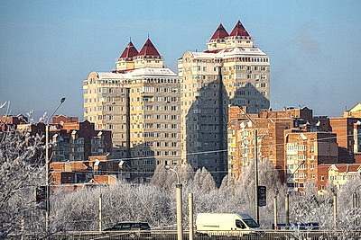 Солнечный январский день в Минске