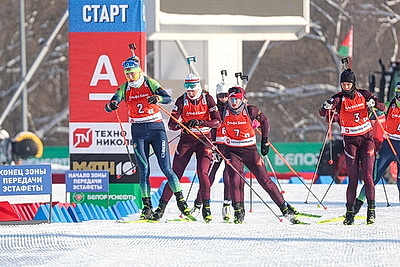 Команда Беларуси выиграла смешанную эстафету на домашнем этапе Кубка Содружества