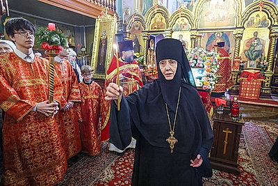 Благодатный огонь от храма Гроба Господня доставили в Гродно