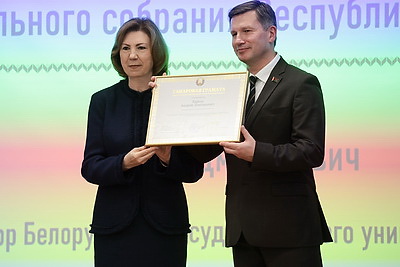 Храм образования и науки. Торжественное заседание Совета БГУ прошло по случаю 105-летия вуза