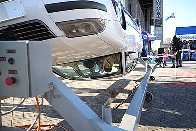 Выставка спецтранспорта, интерактивные площадки, конкурсы. Акция МВД проходит у Дворца Республики в Минске