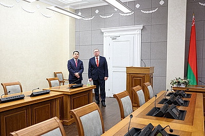 В Минске прошла встреча председателя Верховного Суда Беларуси и председателя Экономического Суда СНГ